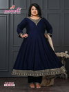 Plus Unique By Aanchi Vichitra Silk Top With Bottom Dupatta Suppliers In India